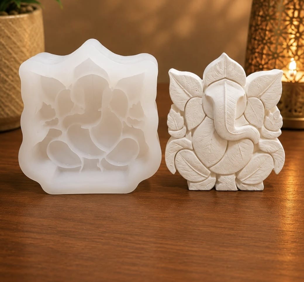 Leaf lord ganesh mold