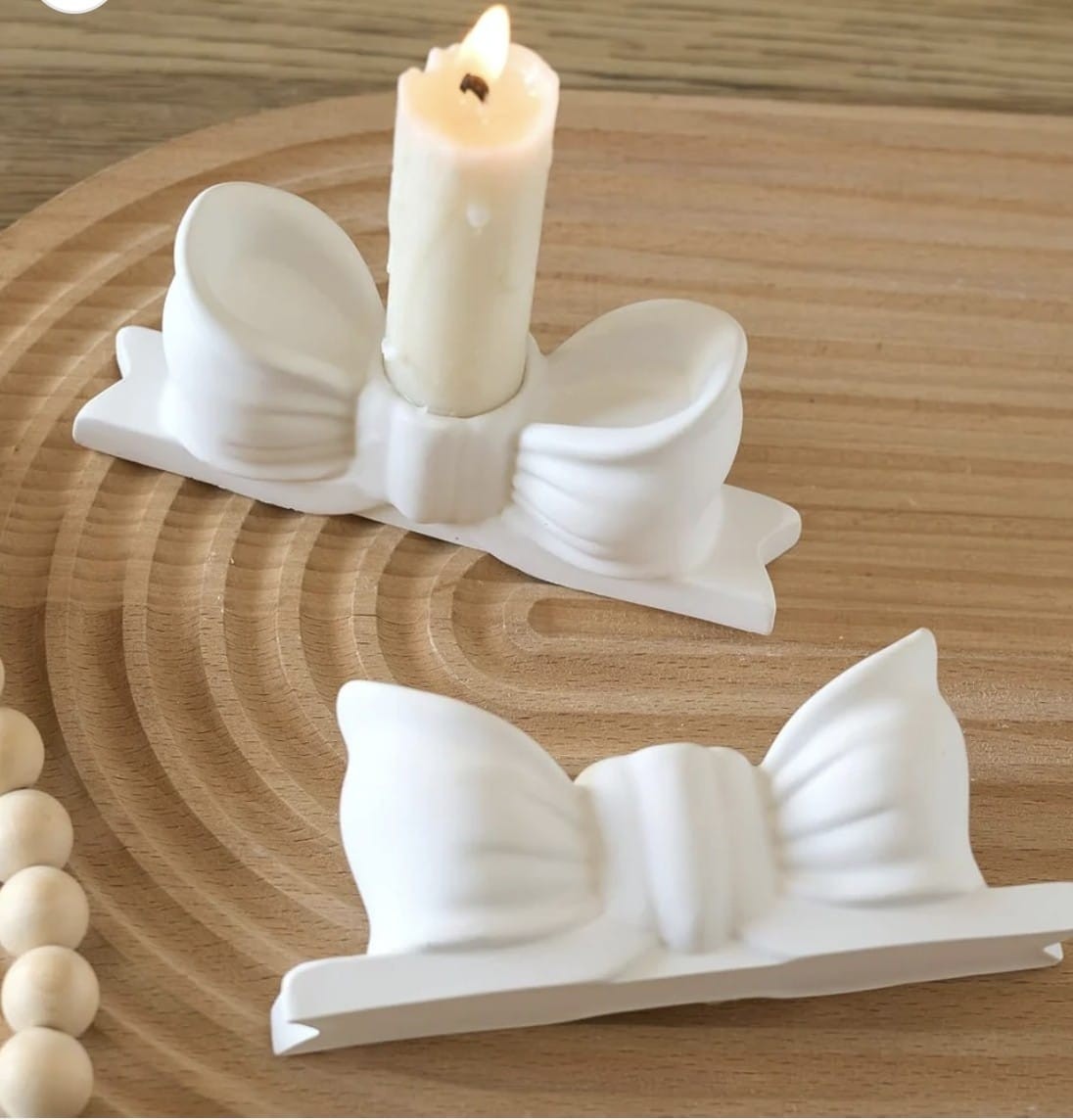 Bow Holder candle mold