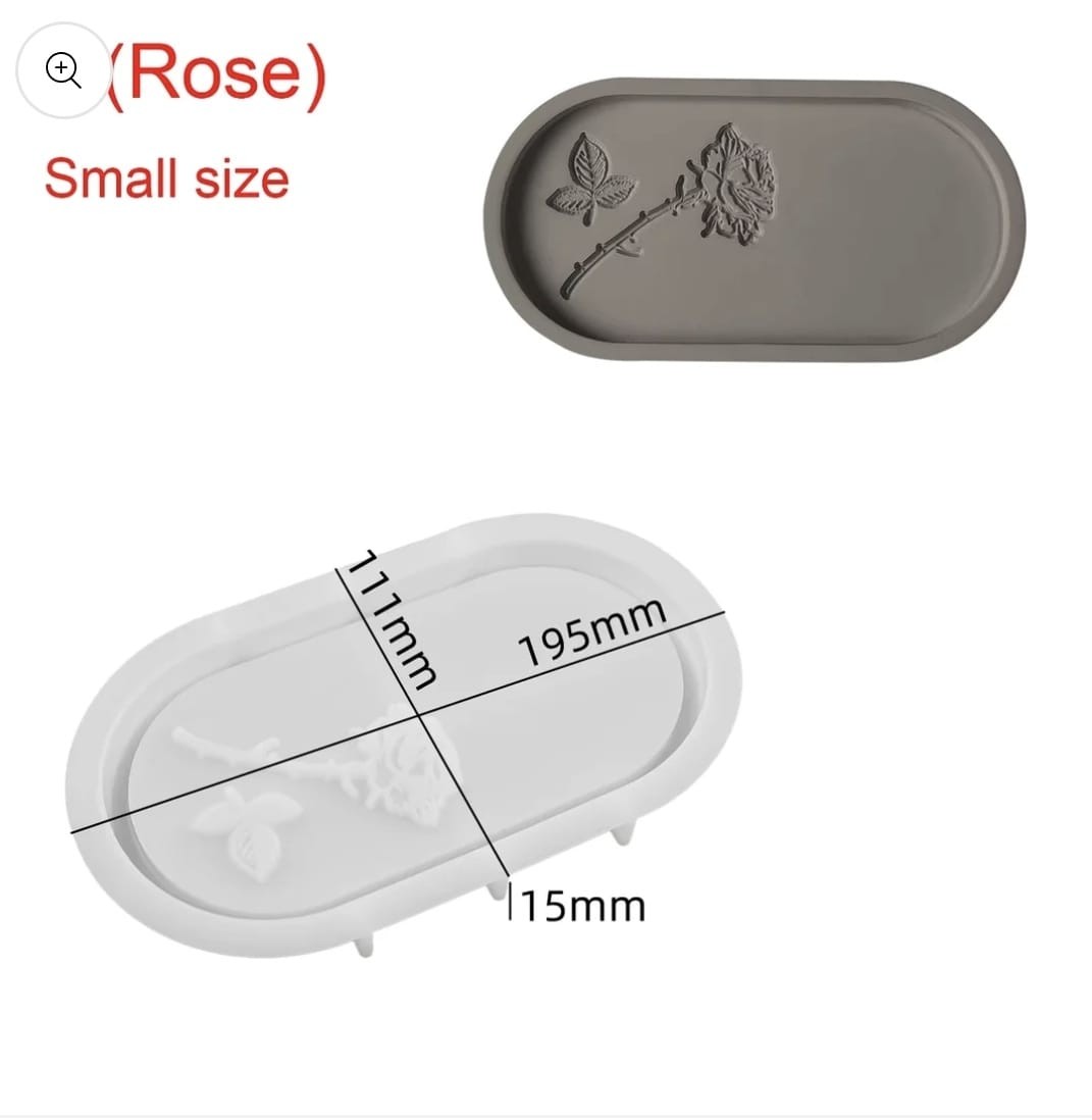 Oval Flover tray mold