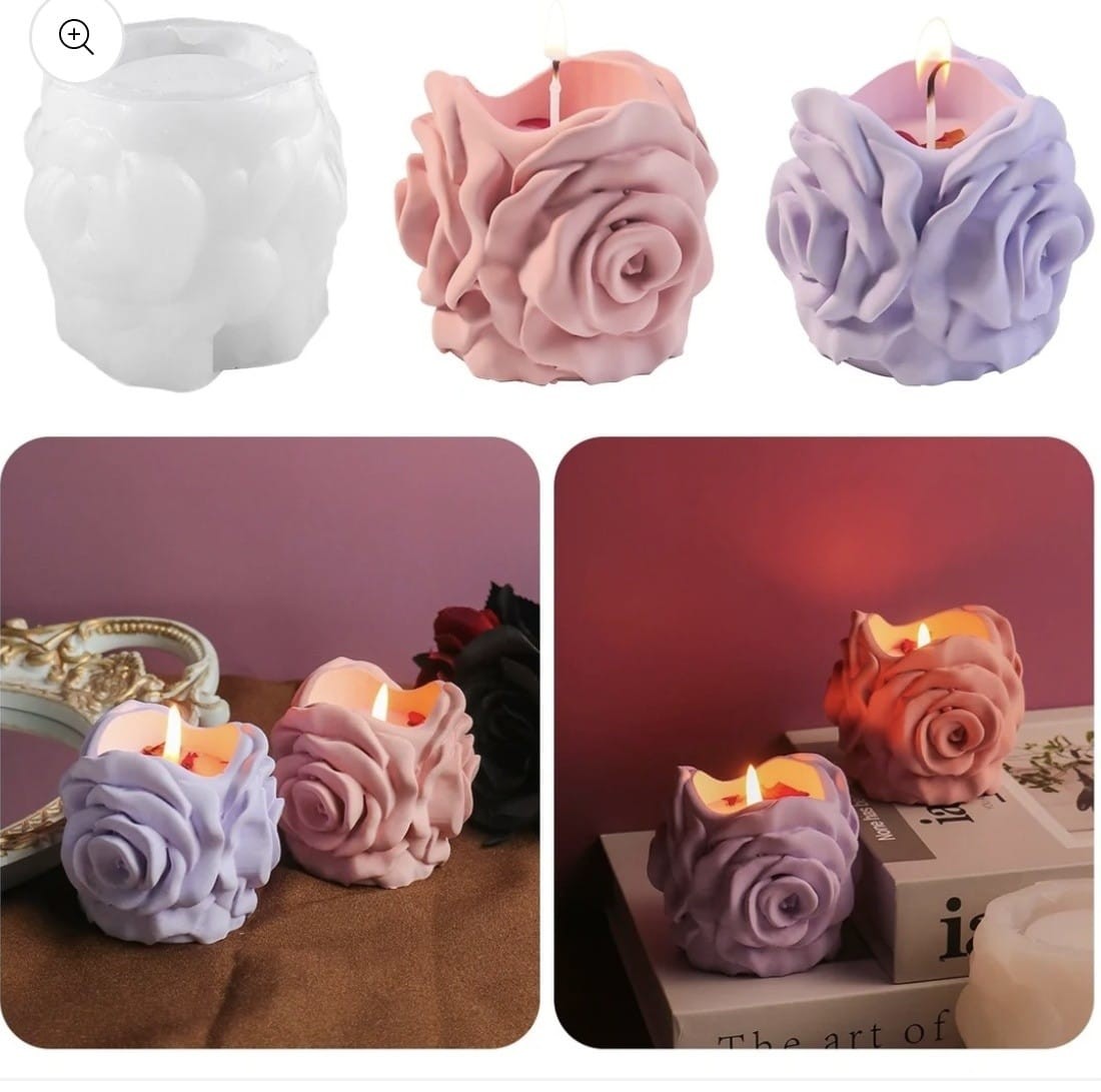 Rose flover jar mold