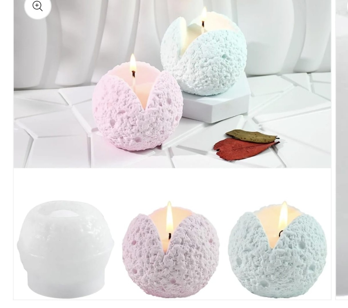 Ball candle cup mold