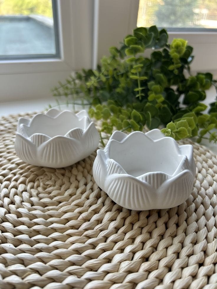 Blooming lotus candle mold