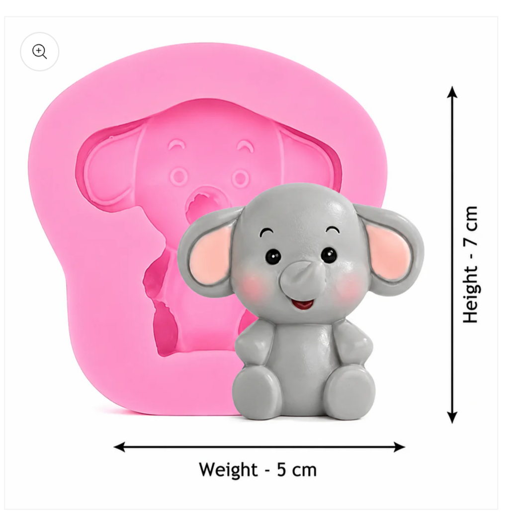 Cute elephant mold