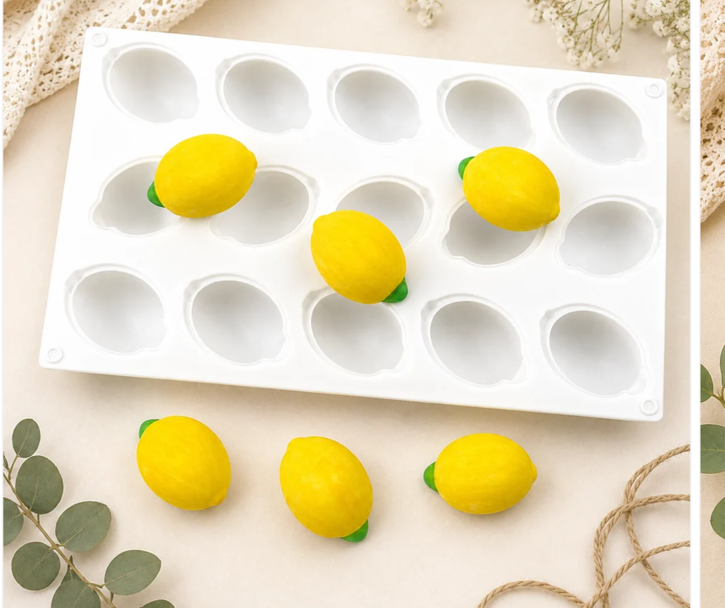 15 Cavity Mini Lemon Shape Mold