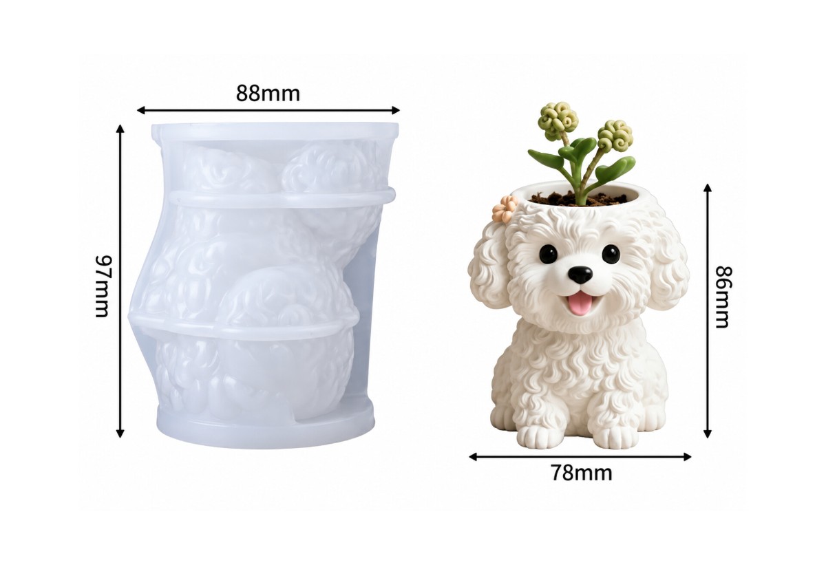 Dog Planter Mold