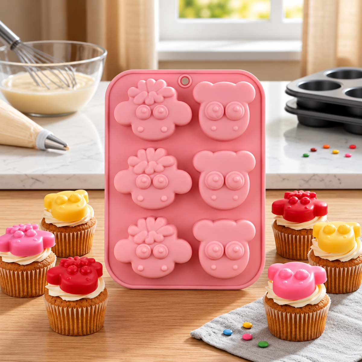 Shaun The Sheep Silicone Mold